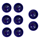 Kit 8 Ramekim Mini 50ml Azul Finger Food Gourmet Restaurante