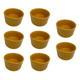 Kit 8 Ramekim Mini 50ml Laranja Finger Food Casa