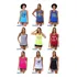 Kit 8 Regatas Feminina Blusa Caveira Nadador Longa Swag