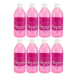 Kit 8 Removedor Esmalte 500ml Repos Cosméticos Solução