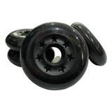 Kit 8 Rodas Para Patins Roller Inline 80mm Abec 1 Brinde