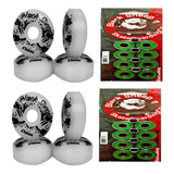 Kit 8 Rodinhas 51 Mm 16 Rolamentos Abec 1 Black Sheep