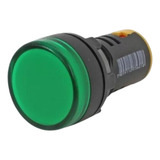Kit 8 Sinaleiros Led L20 ar2 gp Verde 220vca 22mm Metaltex