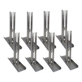 Kit 8 Suporte Fixação Bv Motor Portão Eletrônico Basculante