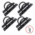 Kit 8 Suporte Parede Trx Teto Argola Gancho Reforçado Tiger