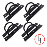 Kit 8 Suporte Parede Trx Teto Argola Gancho Reforçado Tiger