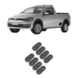 Kit 8 Tampão Oval Assoalho Caixa Ar Vw Saveiro 2014 2015