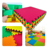 Kit 8 Tapete Eva 50x50 20mm Yoga Academia Bateria Pet Bebe