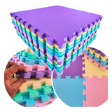 Kit 8 Tapete Tatame 2m 50x50x2cm Grosso Eva Criança Bebe
