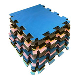 Kit 8 Tatames 50x50 20mm Colorido Economico