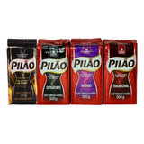 Kit 8 Unid Café Torrado Moído A Vácuo Pilão 500g