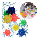 Kit 8 Unidades Bolinhas Esfera Magica Maquina Lavar Roupas Cor Sortido