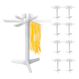 Kit 8 Varal Secador Massas Macarrão Espaguete Desmontável
