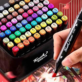 Kit 80 Marcadores Coloridos