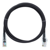 Kit 88 Patch Cord Cat5e Cca Preto 1 20mts