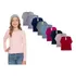 Kit 9 Blusas Cotton Manga Longa Infantil Menina Tam 1 Ao 16