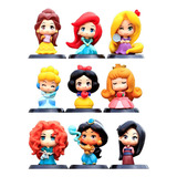 Kit 9 Bonecas Princesas
