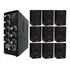 Kit 9 Caixa Som Ambiente E 1 Amplificador E Setorizador