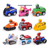 Kit 9 Carros E Personagens Patrulha Canina Fricção Coleção