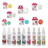 Kit 9 Corante Gel Concentrado 7 Glitter Furtacor Comestível