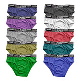 Kit 9 Cuecas Slip 100 Algodão Original Cueca Masculina Slip