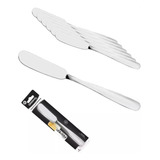 Kit 9 Espátulas P Manteiga Geleia Patê Inox Original 15 Cm