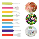 Kit 9 Estecas Ferramentas Para Modelar Massa Argila Biscuit