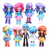 Kit 9 Miniaturas E Bonecos My Little Pony Equestria Girls
