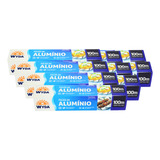 Kit 9 Papel Aluminio Rolo 100mx30cm P Assados Wyda Atacado
