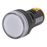 Kit 9 Sinaleiros Led 22mm Branco 220vca L20 ar2 wp Metaltex