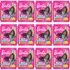 Kit 90 Figurinhas Álbum Barbie Vamos Comemorar 18 Envelopes