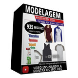 Kit 935 Moldes De Roupas Em