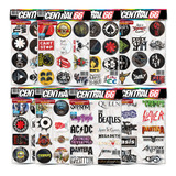 Kit 96 Adesivos Rock