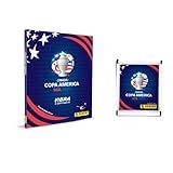 Kit álbum Capa Dura Figurinhas Da Copa América Usa 2024 + 40 Envelopes Lacrados (200 Figurinhas)