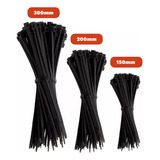 Kit Abraçadeira Nylon Enforca Gato 03 Modelos Cor Preto