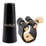Kit Abraçadeira Tampa Sax Alto Barkley Everest Couro Resson
