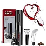 Kit Abridor De Vinho Garrafa Saca Rolha Elétrico Premium
