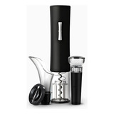 Kit Abridor Vinho Elétrico Automático Para Garrafa De Vinho