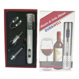 Kit Abridor Vinho Garrafa Automático Elétrico Saca Rolhas