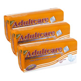 Kit Absorvente Unissex Adultcare 3 Pacotes