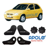 Kit Acabamento Banco Capa Lateral Manopla Corsa 1994 95 1996