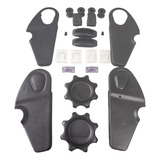 Kit Acabamento Banco Recaro Kadett Gsi Gol Gti Gts Preto Gt