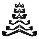 Kit Academia Costas 06 Peças Puxadores Pulley Anatômicos