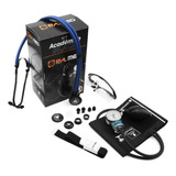 Kit Acadêmico Black Esfigmomanômetro E Estetoscópio Azul