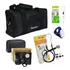 Kit Acadêmico Esfigmo Preto   Esteto   Garrote   Termômetro