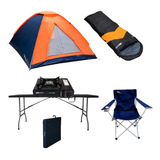 Kit Acampamento Barraca Cadeira