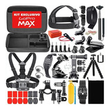 Kit Acessório Gopro Hero Max 4k Maleta Filmagens Top