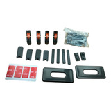 Kit Acessório Pia Vitrine Abrigo Fechamento Blindex Branco