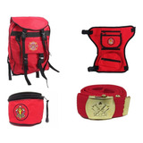 Kit Acessórios Bombeiro Civil Mochila 3 Itens