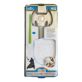 Kit Acessórios Controle Wii U W  2 Em 1 Sabre De Luz Escudo